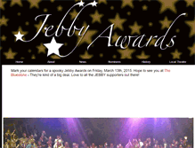 Tablet Screenshot of jebbyawards.com